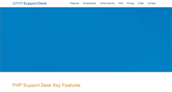 Desktop Screenshot of phpsupportdesk.com