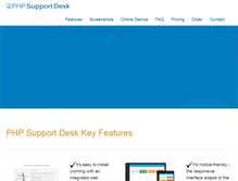 Tablet Screenshot of phpsupportdesk.com